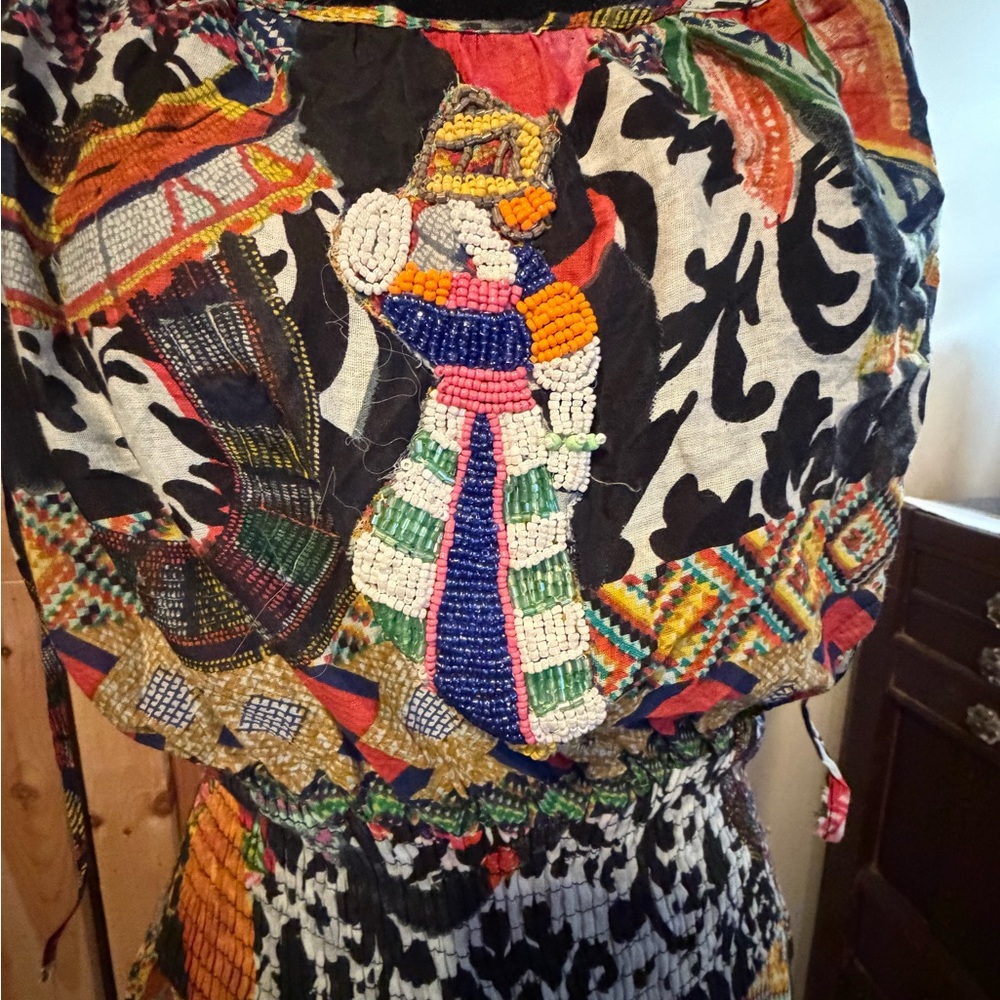 Colorful Patterned Romper - Picture 5 of 5